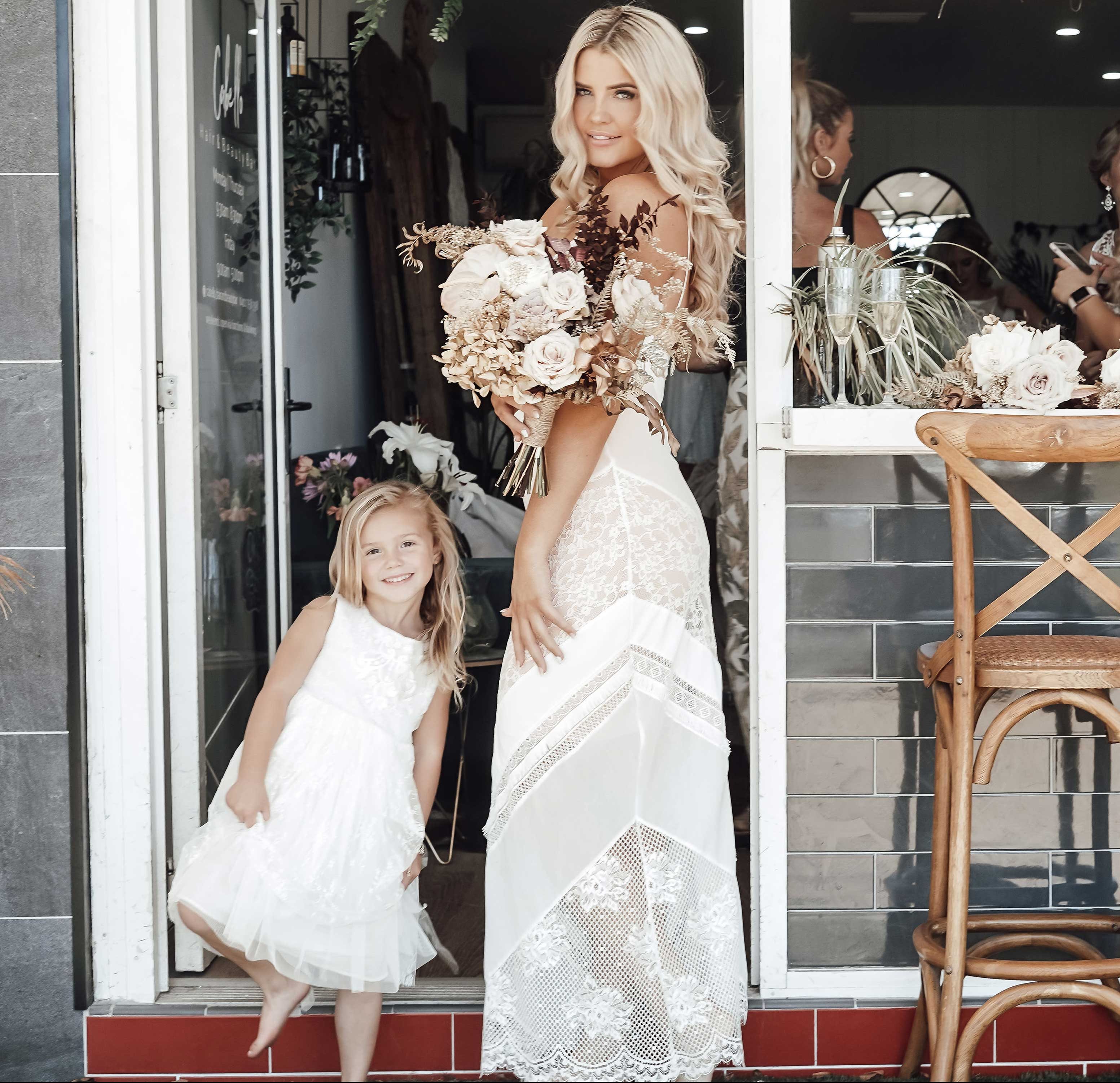 HARMONY FLOWER GIRL DRESS HIRE Gabrielle Rose Collective