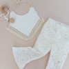 DAVEY CORDED LACE FLARES- FOR BABY & CHILD