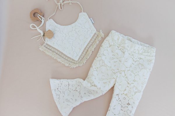 DAVEY CORDED LACE FLARES- FOR BABY & CHILD